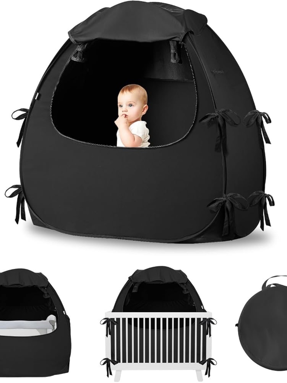 Amazon Black Pop-Up Baby Privacy Tent